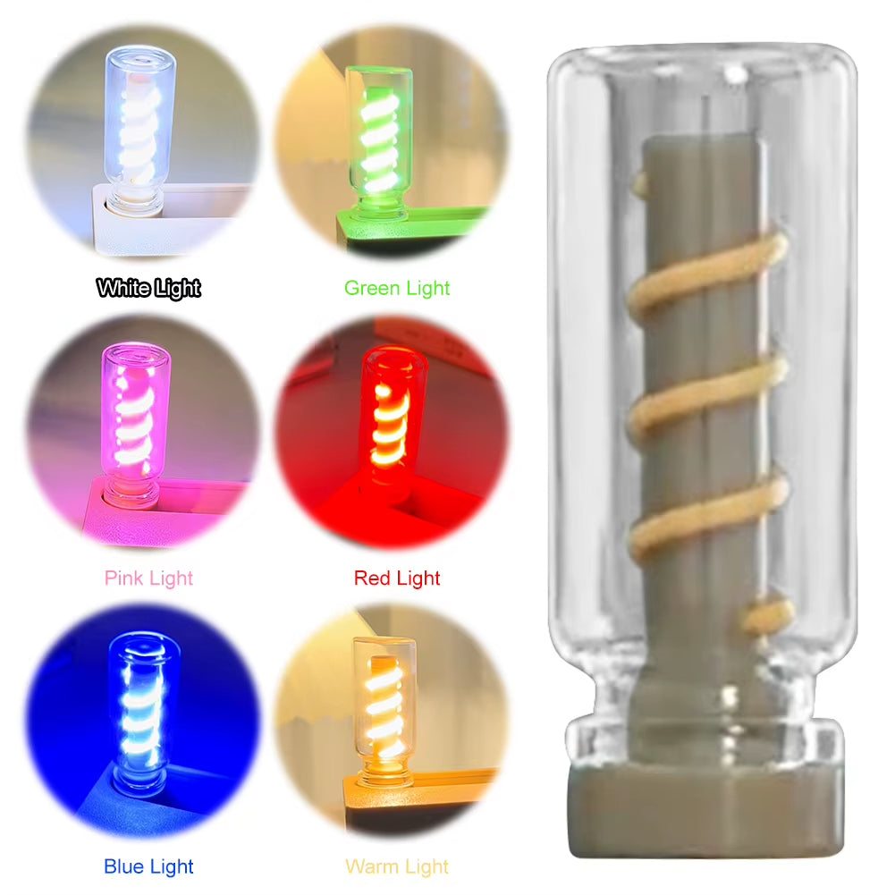 Manual Mechanical Flip Flexible Light Relieve Stress Magnetic Ambient Light Table Night Light Ornament for Indoor Outdoor