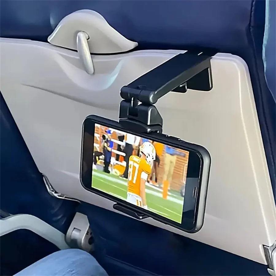 Foldable Adjustable Airplane Phone Holder