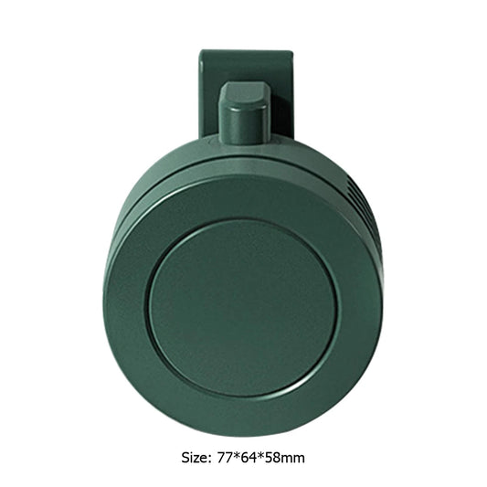 Portable hanging clip type small USB rechargeable bladeless mini electric fan for outdoor and indoor use
