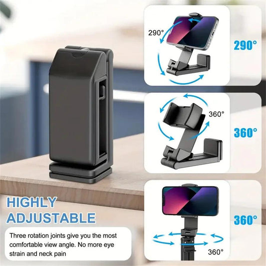Foldable Adjustable Airplane Phone Holder